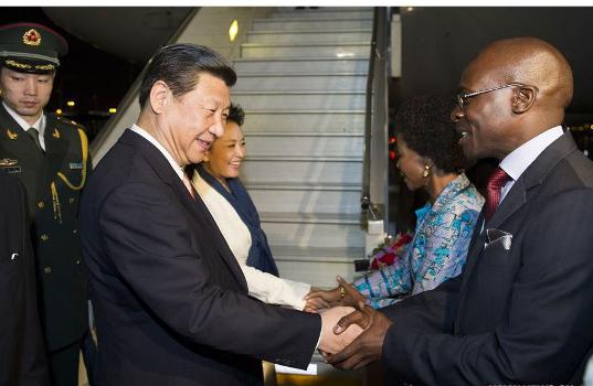 ປະທານປະເທດຈີນ ຢ້ຽມຢາມ ສ.ອາຟລິກາໃຕ້